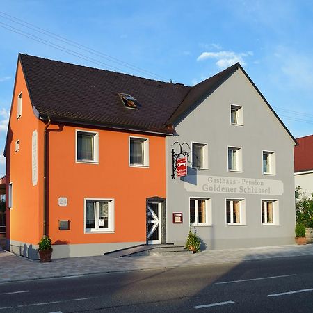 Goldener Schluessel Mit Gaestehaus Sina Nördlingen Kültér fotó