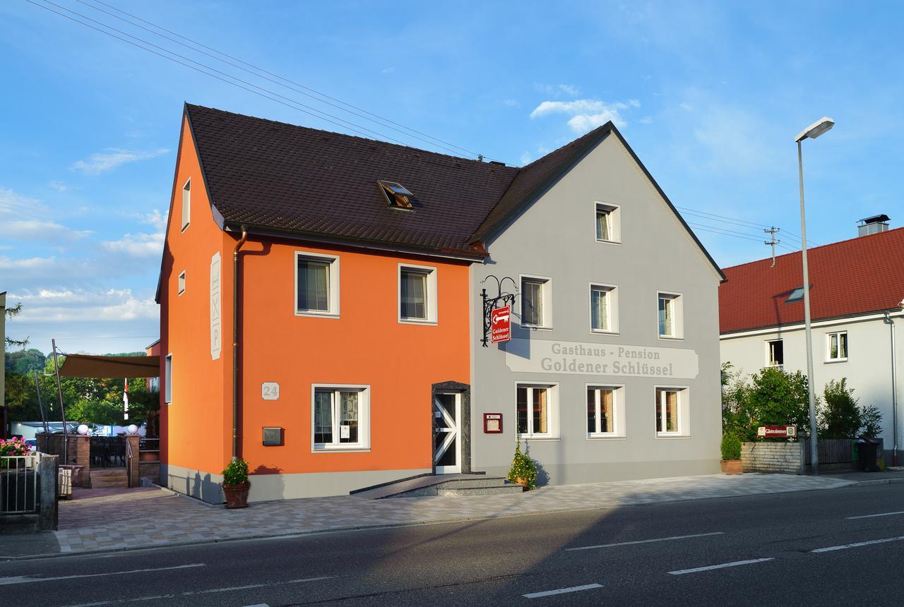 Goldener Schluessel Mit Gaestehaus Sina Nördlingen Kültér fotó